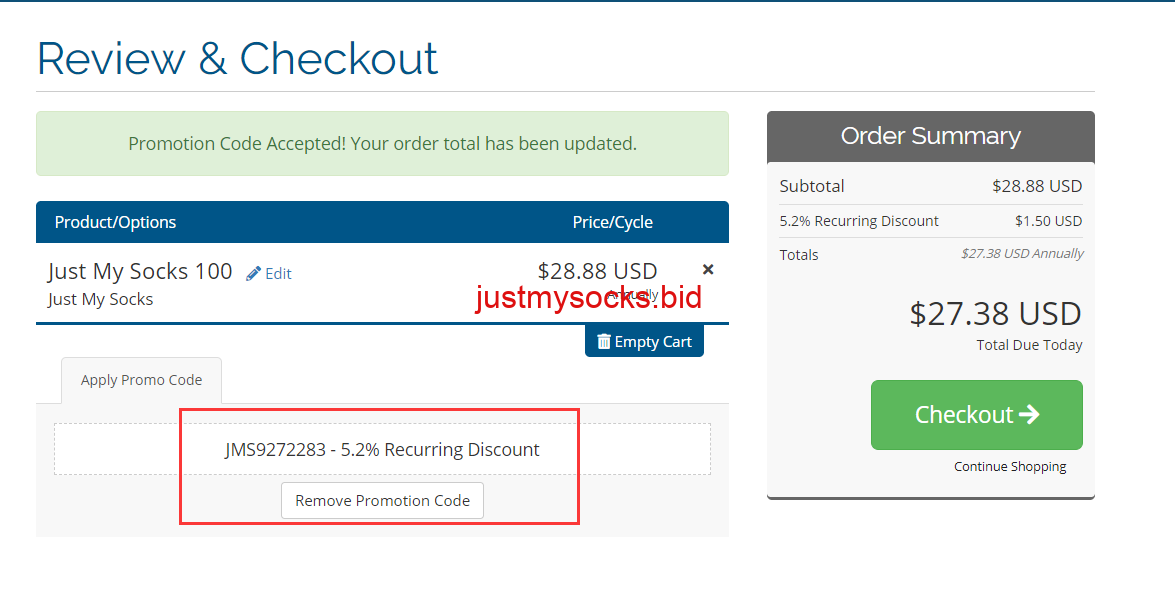 2026 年 Just My Socks 优惠码汇总 / Promo Code
